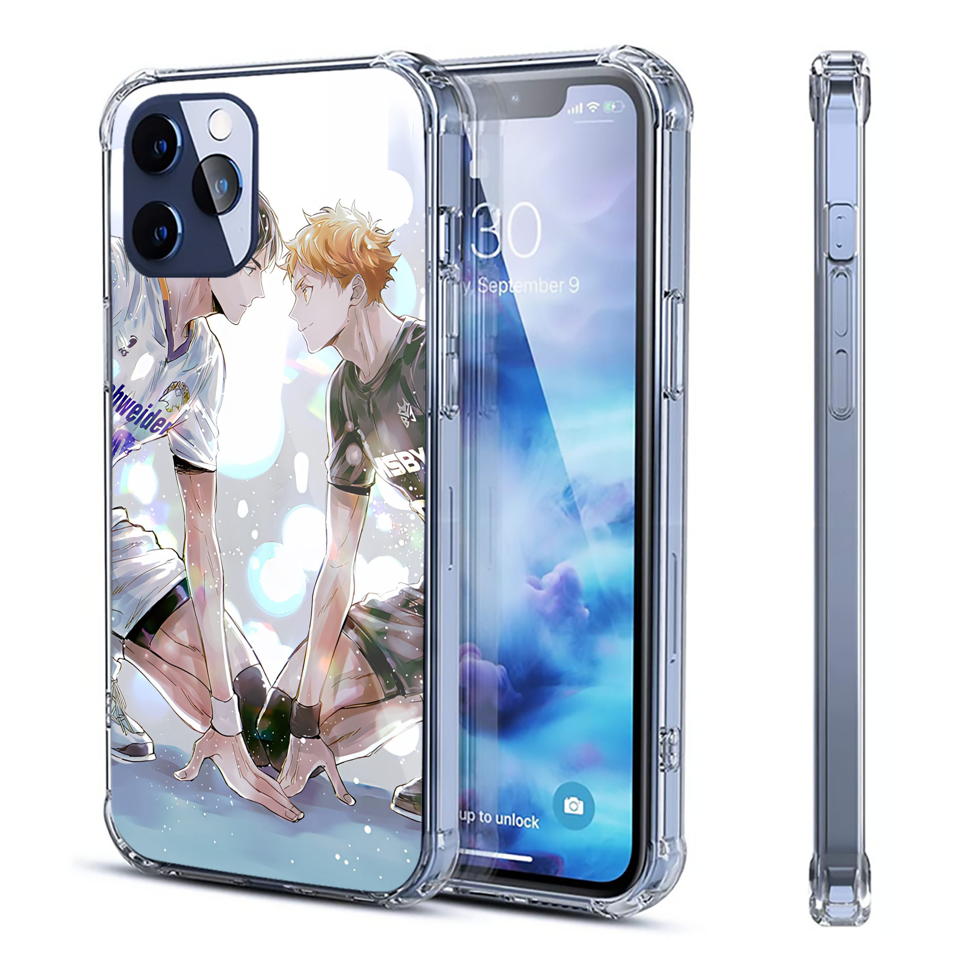 （画像用） ハイキュー!! Haikyu!! 【iPhone 12シリーズ対応】透明スマホケース（クリアソフトケース）